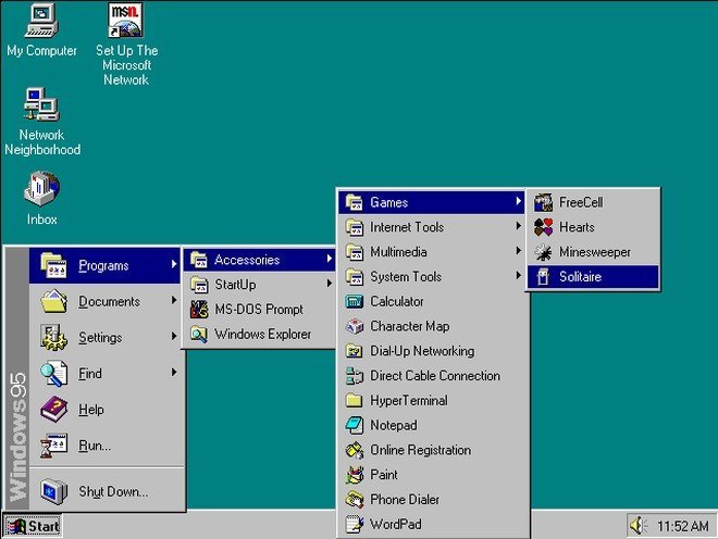 Başlat Menüsünün gelişimi - Windows 95'ten Windows 10'a